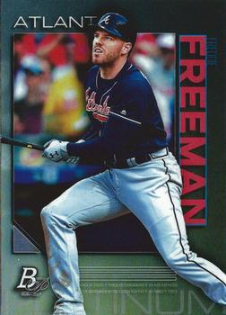 #16 Freddie Freeman - Atlanta Braves - 2020 Bowman Platinum Baseball