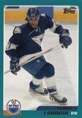 #16 Georges Laraque - Edmonton Oilers - 2003-04 Topps Hockey