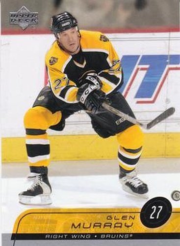 #16 Glen Murray - Boston Bruins - 2002-03 Upper Deck Hockey