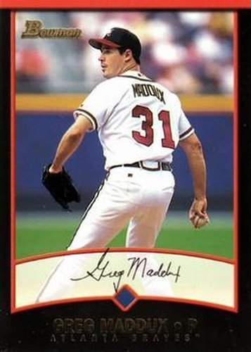 #16 Greg Maddux - Atlanta Braves - 2001 Bowman Baseball