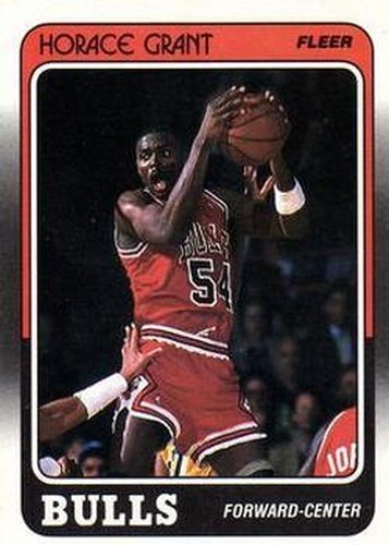 #16 Horace Grant - Chicago Bulls - 1988-89 Fleer Basketball