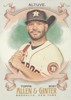 #16 Jose Altuve - Houston Astros - 2021 Topps Allen & Ginter Baseball