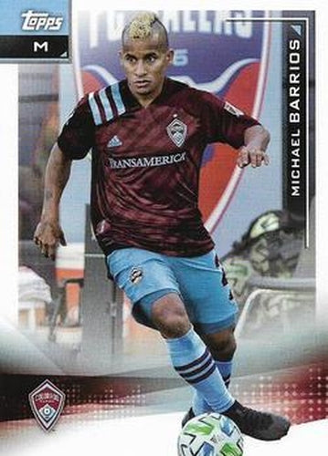 #16 Michael Barrios - Colorado Rapids - 2021 Topps MLS Soccer