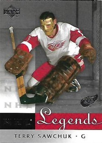 #16 Terry Sawchuk - Detroit Red Wings - 2001-02 Upper Deck Legends Hockey