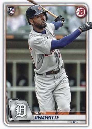 #16 Travis Demeritte - Detroit Tigers - 2020 Bowman Baseball