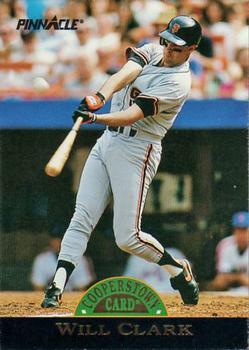 #16 Will Clark - San Francisco Giants - 1993 Pinnacle Cooperstown Baseball