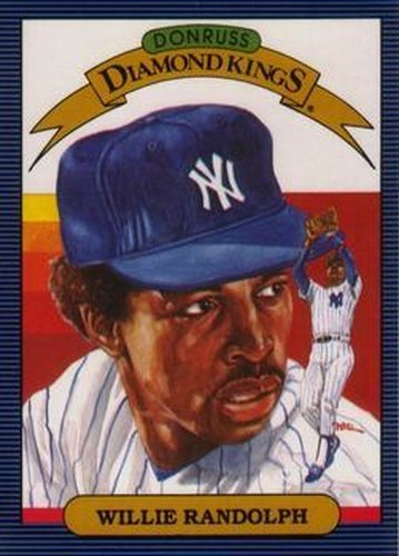 #16 Willie Randolph - New York Yankees - 1986 Leaf Baseball