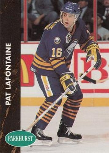 #16 Pat LaFontaine - Buffalo Sabres - 1991-92 Parkhurst Hockey