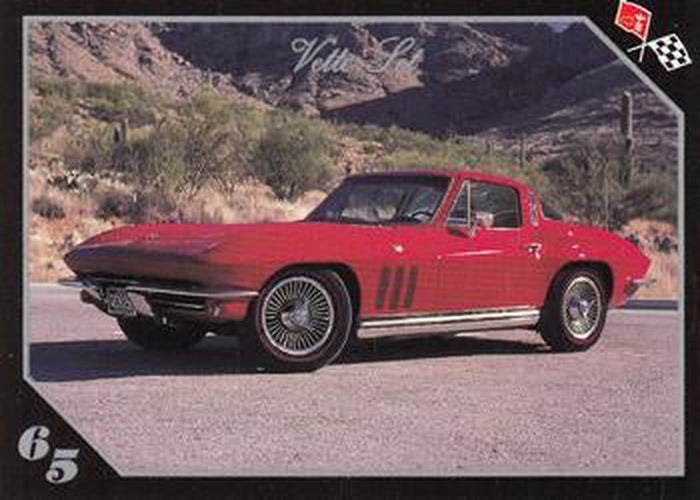 #16 1965 Corvette Stort Coupe - 1991 Collect-A-Card Vette Set
