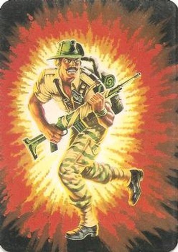 #16 Recondo - 1986 G.I. Joe Action Cards