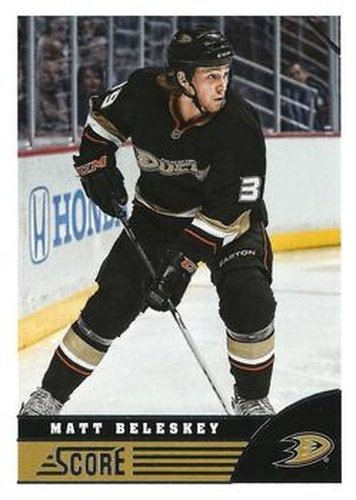 #16 Matt Beleskey - Anaheim Ducks - 2013-14 Score Hockey
