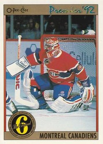 #170 Patrick Roy - Montreal Canadiens - 1991-92 O-Pee-Chee Premier Hockey