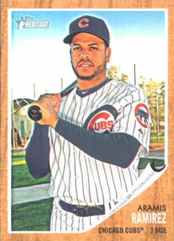 #170 Aramis Ramirez - Chicago Cubs - 2011 Topps Heritage Baseball