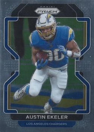 #170 Austin Ekeler - Los Angeles Chargers - 2021 Panini Prizm Football