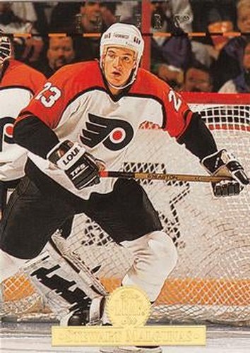 #170 Stewart Malgunas - Philadelphia Flyers - 1994-95 Leaf Hockey