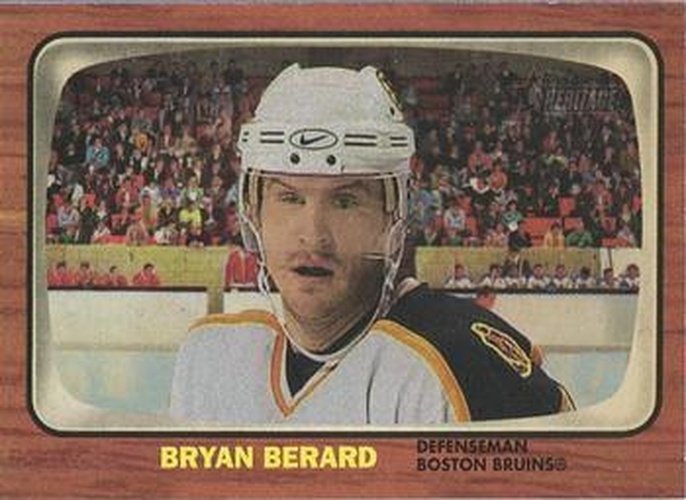 #170 Bryan Berard - Boston Bruins - 2002-03 Topps Heritage Hockey