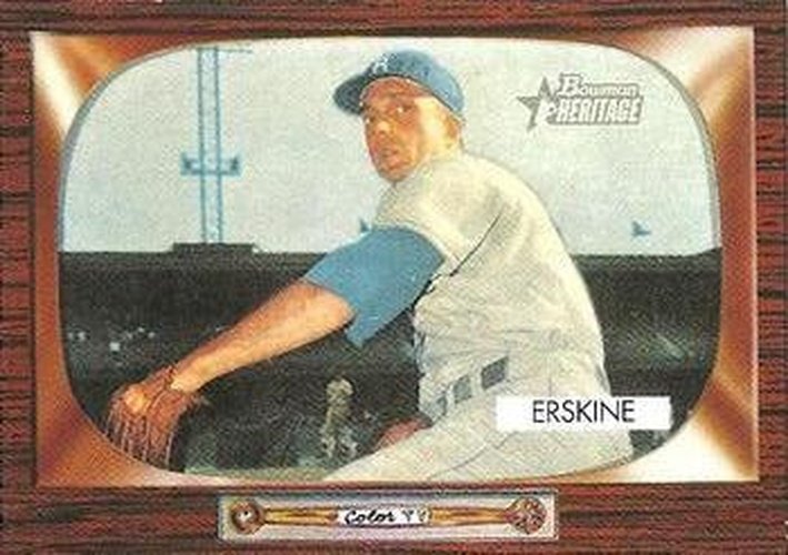 #170 Carl Erskine - Brooklyn Dodgers - 2004 Bowman Heritage Baseball