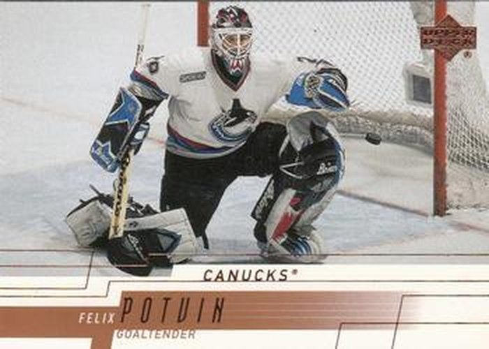 #170 Felix Potvin - Vancouver Canucks - 2000-01 Upper Deck Hockey