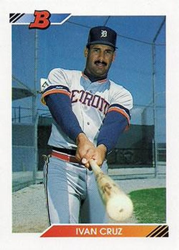 #170 Ivan Cruz - Detroit Tigers - 1992 Bowman Baseball