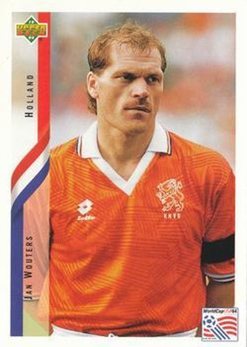 #170 Jan Wouters - Netherlands - 1994 Upper Deck World Cup Contenders English/Spanish Soccer