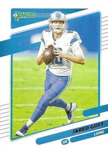 #170 Jared Goff - Detroit Lions - 2021 Donruss Football