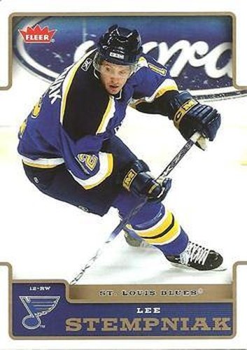 #170 Lee Stempniak - St. Louis Blues - 2006-07 Fleer Hockey