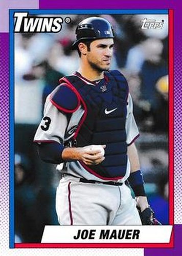 #170 Joe Mauer - Minnesota Twins - 2013 Topps Archives Baseball