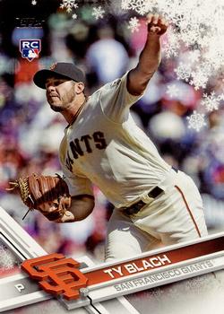 #HMW170 Ty Blach - San Francisco Giants - 2017 Topps Holiday Baseball