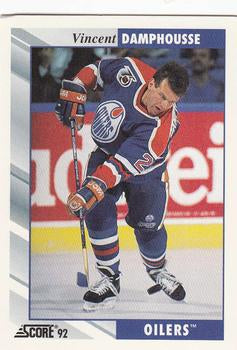 #170 Vincent Damphousse - Edmonton Oilers - 1992-93 Score USA Hockey