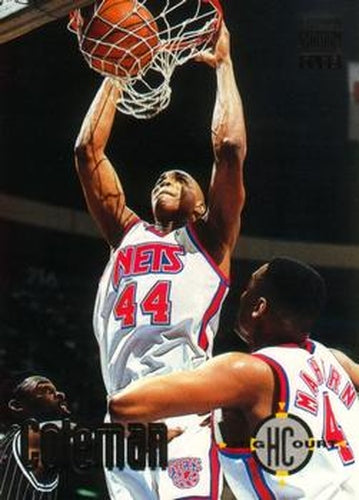 #170 Derrick Coleman - New Jersey Nets - 1993-94 Stadium Club Basketball