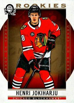 #171 Henri Jokiharju - Chicago Blackhawks - 2018-19 O-Pee-Chee Coast to Coast Hockey