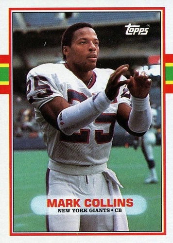 #171 Mark Collins - New York Giants - 1989 Topps Football