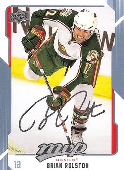 #171 Brian Rolston - New Jersey Devils - 2008-09 Upper Deck MVP Hockey