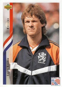 #171 Erwin Koeman - Netherlands - 1994 Upper Deck World Cup Contenders English/Spanish Soccer