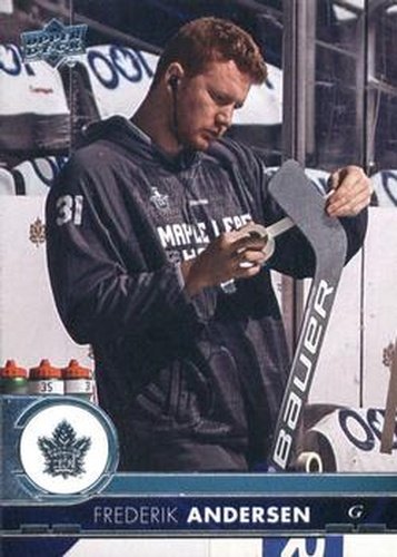 #171 Frederik Andersen - Toronto Maple Leafs - 2017-18 Upper Deck Hockey