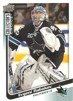 #171 Evgeni Nabokov - San Jose Sharks - 2009-10 Collector's Choice Hockey
