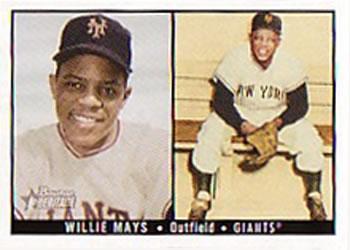 #171b Willie Mays - New York Giants - 2003 Bowman Heritage Baseball