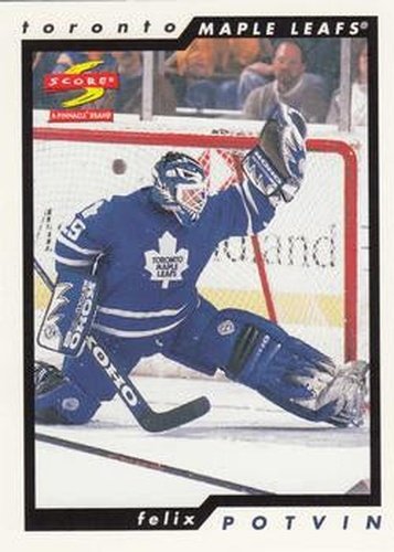 #172 Felix Potvin - Toronto Maple Leafs - 1996-97 Score Hockey