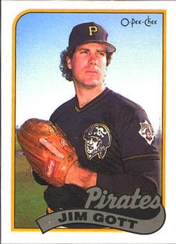 #172 Jim Gott - Pittsburgh Pirates - 1989 O-Pee-Chee Baseball