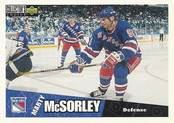 #172 Marty McSorley - New York Rangers - 1996-97 Collector's Choice Hockey