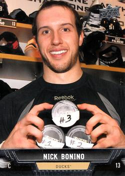 #172 Nick Bonino - Anaheim Ducks - 2013-14 Upper Deck Hockey
