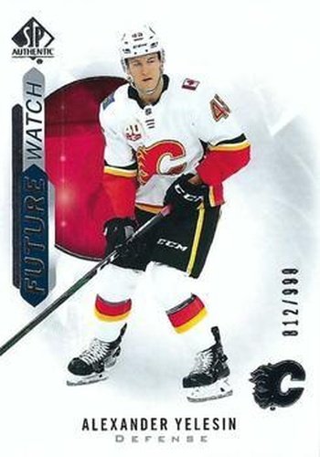 #172 Alexander Yelesin - Calgary Flames - 2020-21 SP Authentic Hockey