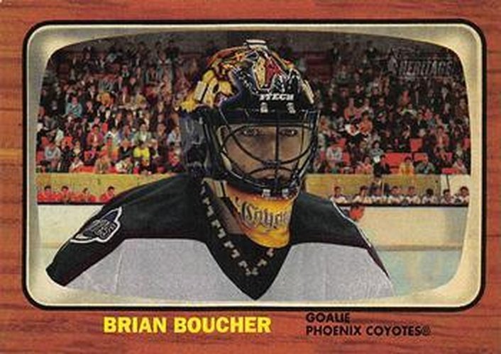 #172 Brian Boucher - Phoenix Coyotes - 2002-03 Topps Heritage Hockey