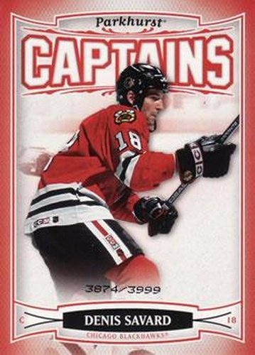 #172 Denis Savard - Chicago Blackhawks - 2006-07 Parkhurst Hockey