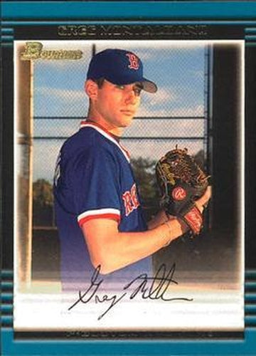 #172 Greg Montalbano - Boston Red Sox - 2002 Bowman Baseball