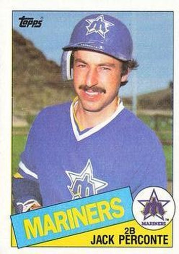 #172 Jack Perconte - Seattle Mariners - 1985 Topps Baseball