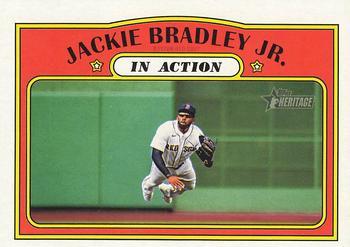 #172 Jackie Bradley Jr. - Boston Red Sox - 2021 Topps Heritage Baseball