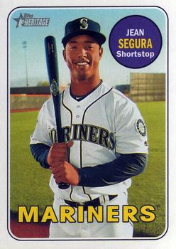 #172 Jean Segura - Seattle Mariners - 2018 Topps Heritage Baseball