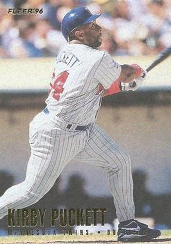 #172 Kirby Puckett - Minnesota Twins - 1996 Fleer Baseball