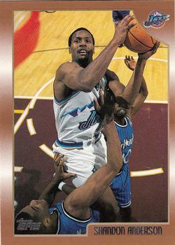 #172 Shandon Anderson - Utah Jazz - 1998-99 Topps Basketball